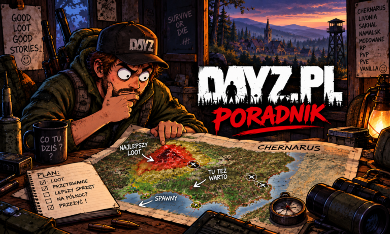 Mapa, Spawn, Strefy lootu – Chernarus